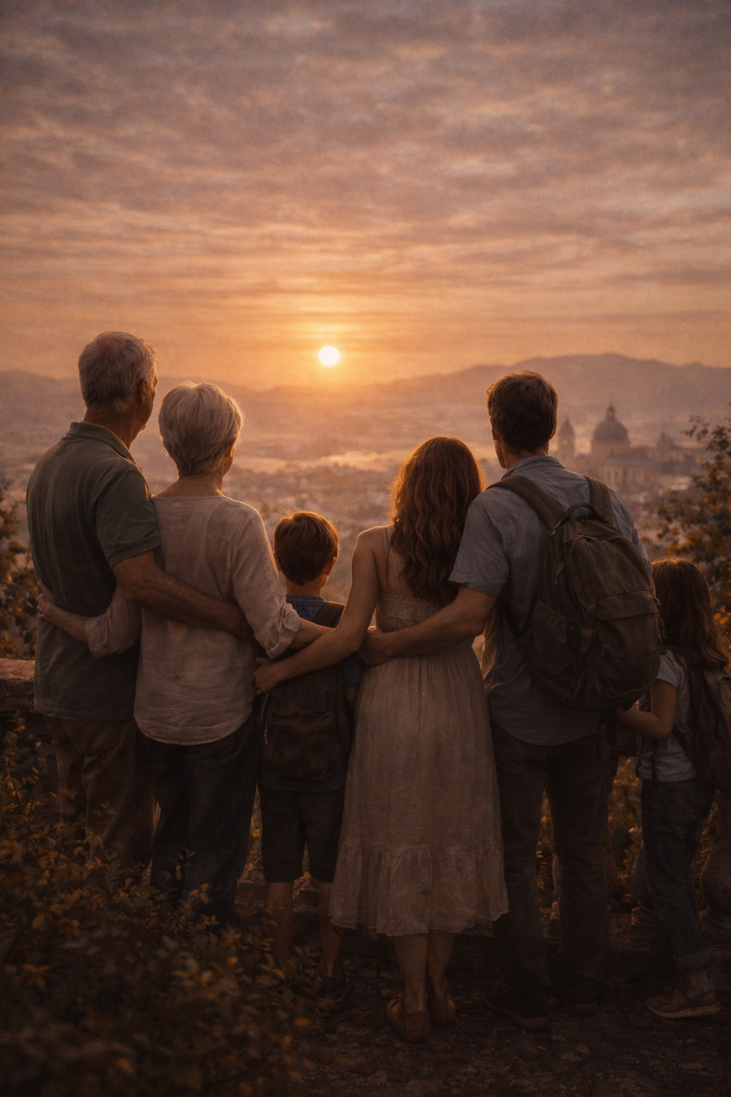En familia
